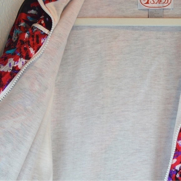 Vintage 80’s Large Spray Nylon Zip Bomber Style Windbreaker, Large - Picture 4 of 9